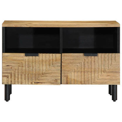 vidaXL TV Cabinet Brown 70x33x46 cm Solid Wood Mango 2