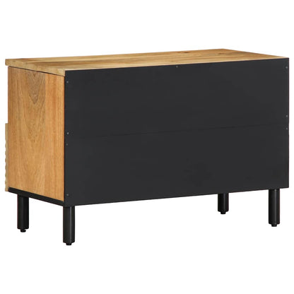 vidaXL TV Cabinet Brown 70x33x46 cm Solid Wood Mango 5