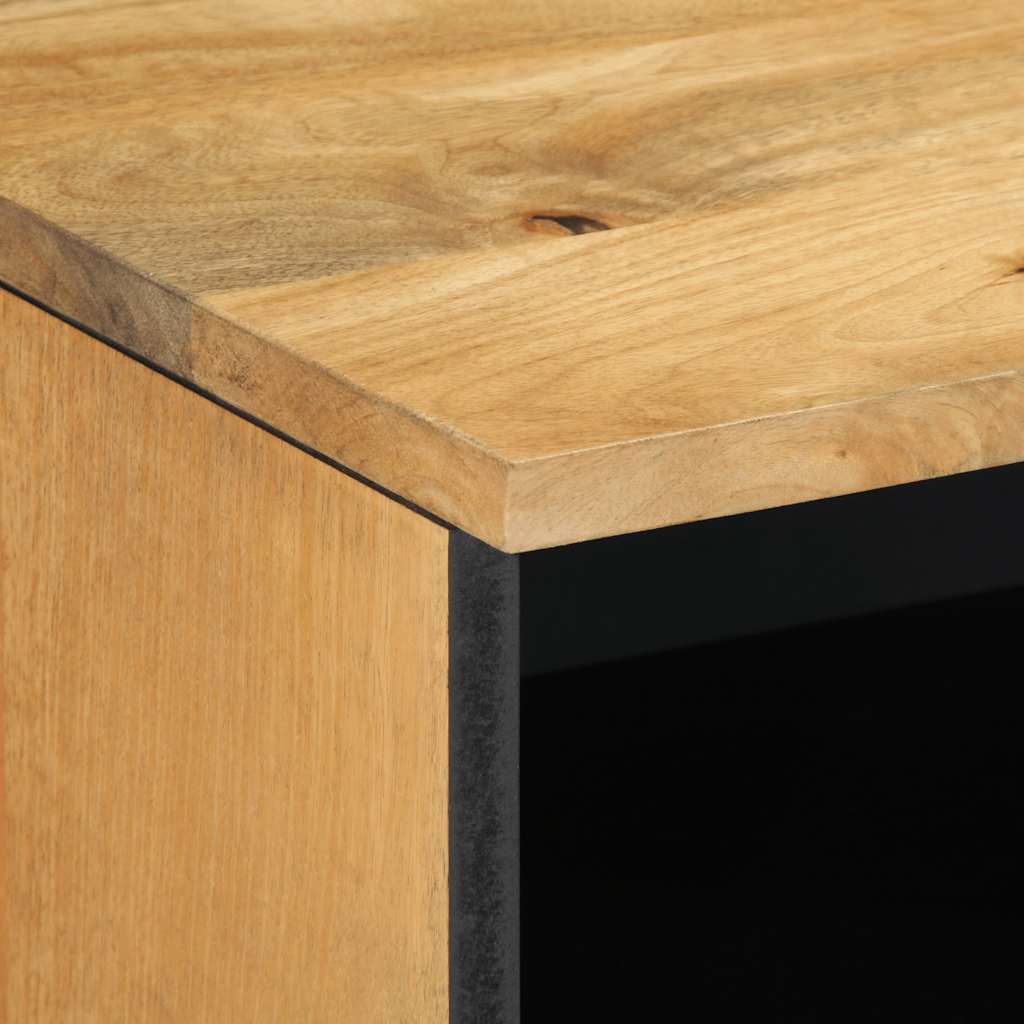 vidaXL TV Cabinet Brown 70x33x46 cm Solid Wood Mango 6