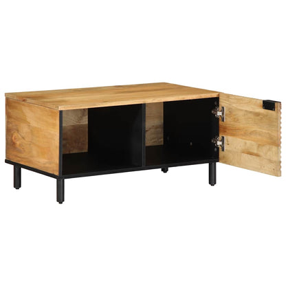 vidaXL Coffee Table Brown 80x50x40 cm Solid Wood Mango 3