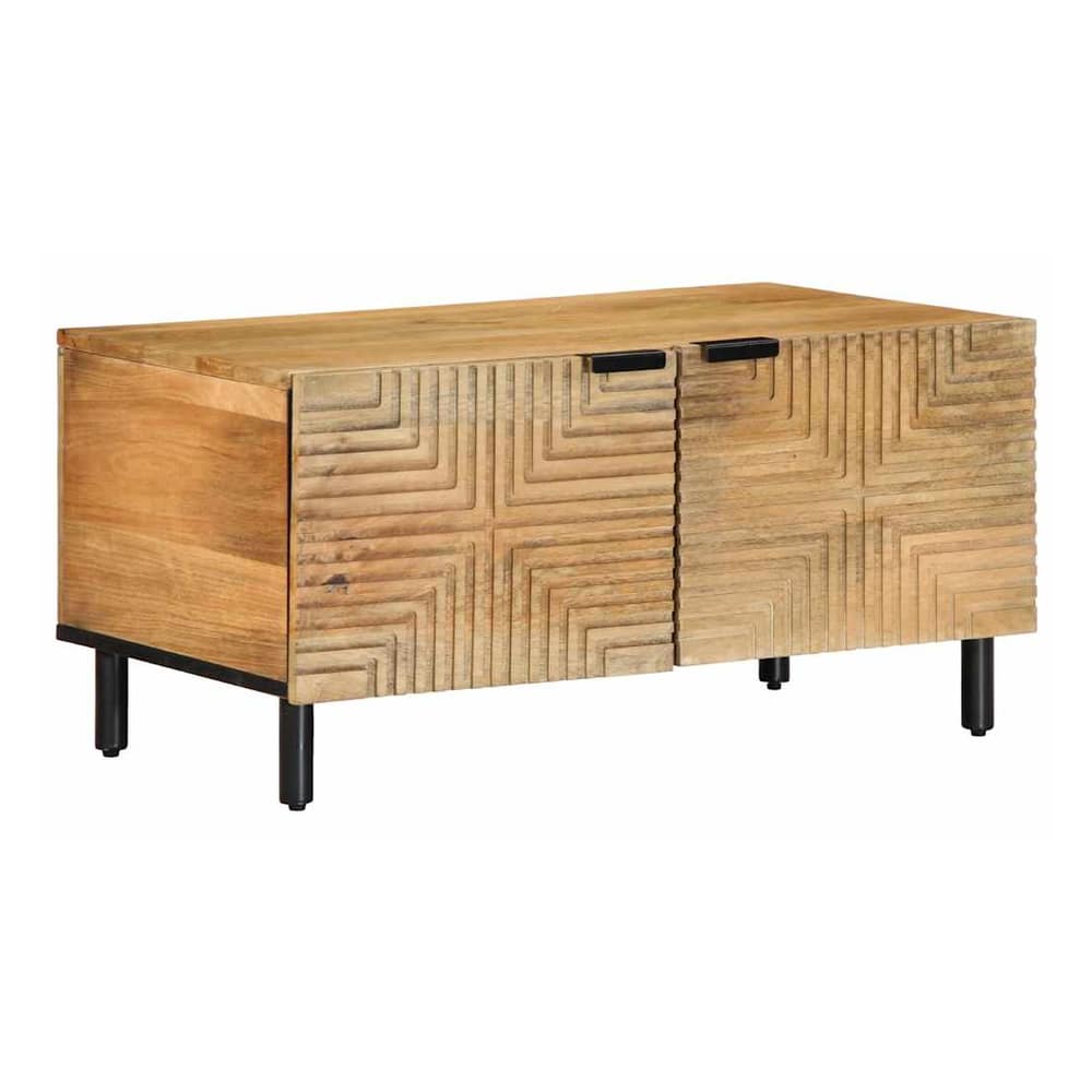 Coffee Table 80x50x40 cm Solid Wood Mango Brown Mango wood