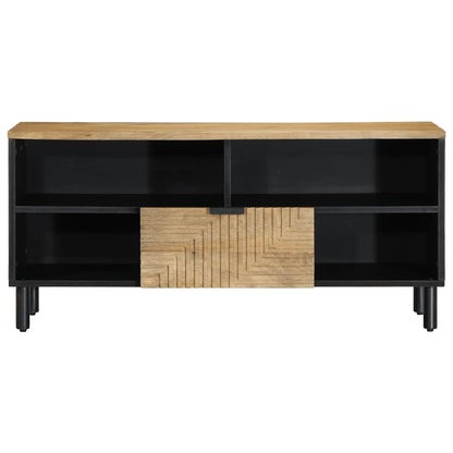 vidaXL TV Cabinet Brown 100x33x46 cm Solid Wood Mango 3