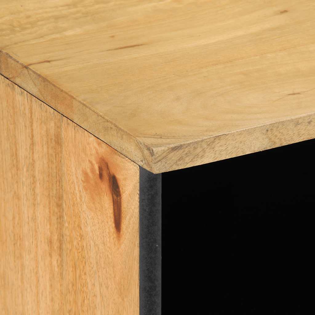 vidaXL TV Cabinet Brown 100x33x46 cm Solid Wood Mango 6