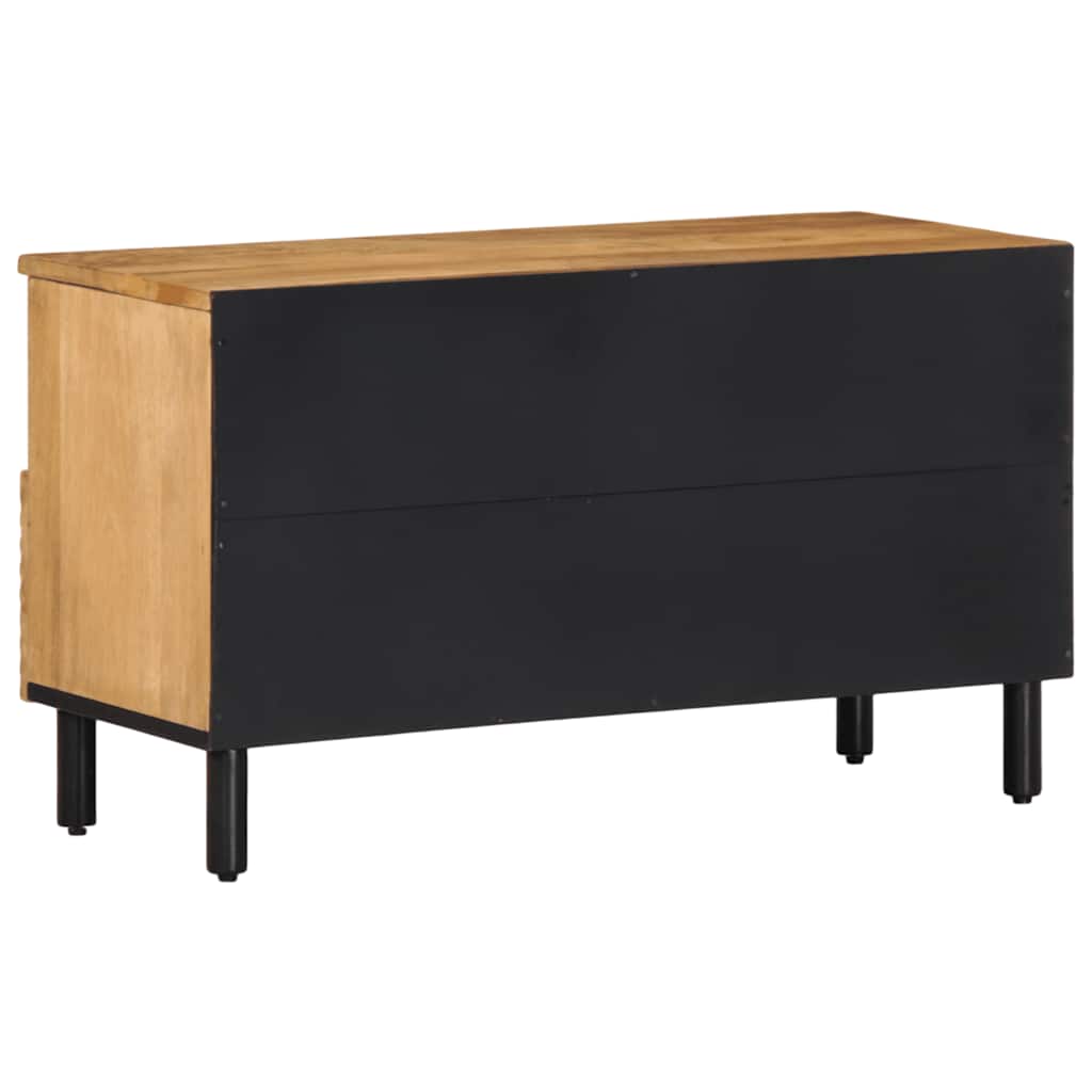 vidaXL TV Cabinet Brown 80x33x46 cm Solid Wood Mango 5