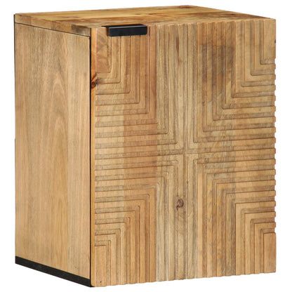 Bathroom Hanging Cabinet Brown 38x33,5x48 cm Solid Wood Mango Solid mango wood