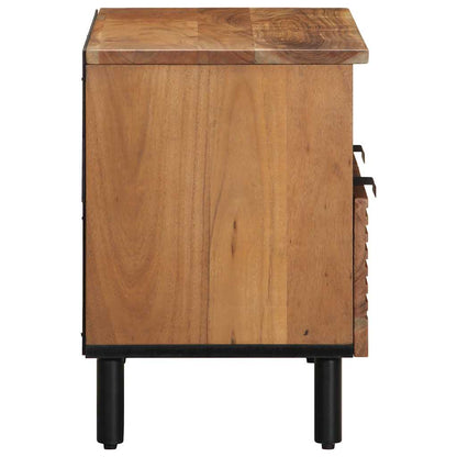 vidaXL TV Cabinet 70x33x46 cm Solid Wood Acacia 4