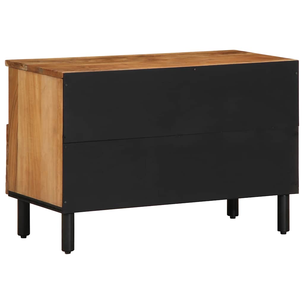 vidaXL TV Cabinet 70x33x46 cm Solid Wood Acacia 5