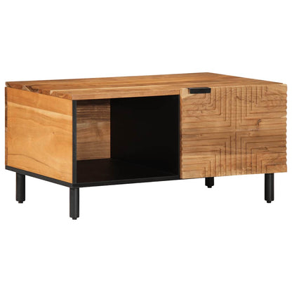 vidaXL Coffee Table 80x50x40 cm Solid Wood Acacia 1