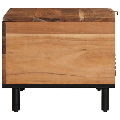 vidaXL Coffee Table 80x50x40 cm Solid Wood Acacia 4