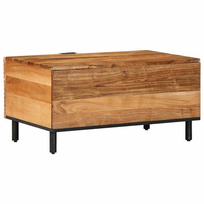 vidaXL Coffee Table 80x50x40 cm Solid Wood Acacia 5