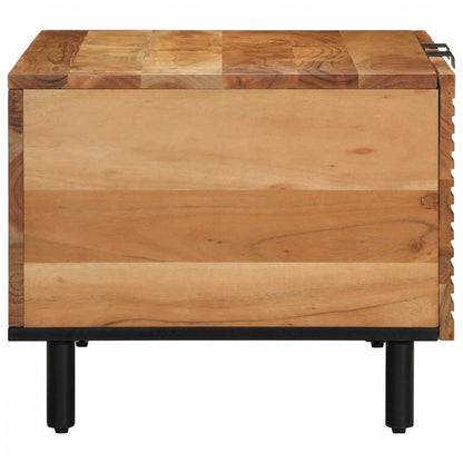 vidaXL Coffee Table 80x50x40 cm Solid Wood Acacia 5