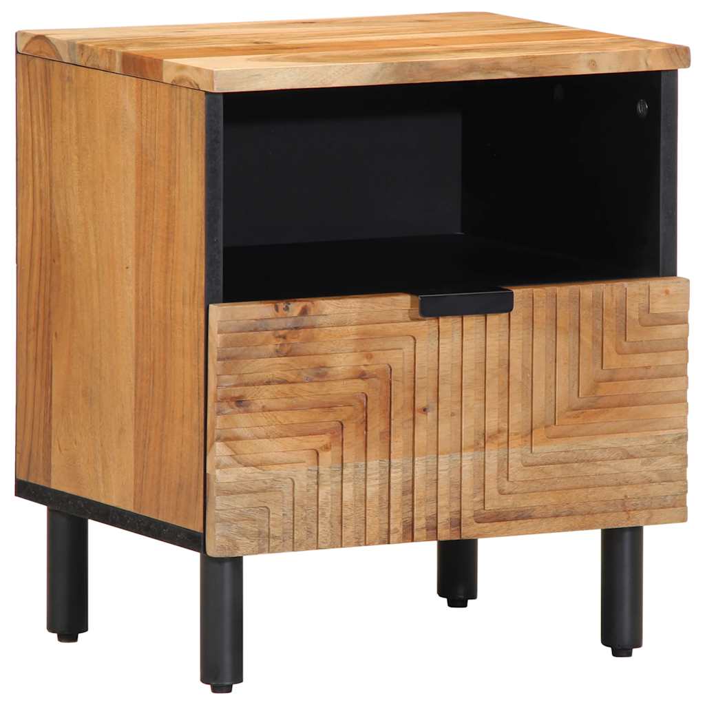 vidaXL Bedside Cabinet 40x33x46 cm Solid Wood Acacia 1