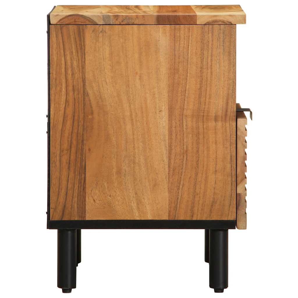 vidaXL Bedside Cabinet 40x33x46 cm Solid Wood Acacia 4