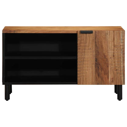 vidaXL TV Cabinet with Shelf Brown 80 x 33 x 46 cm Solid Mango Wood 4