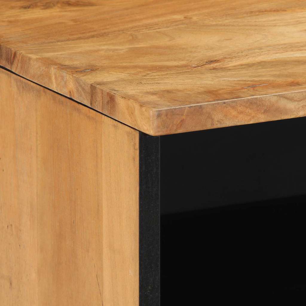 vidaXL TV Cabinet with Drawer Brown 100 x 33 x 46 cm Solid Mango Wood 6
