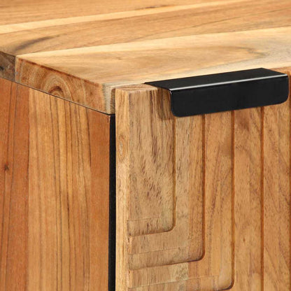 vidaXL Bathroom Hanging Cabinet Brown 38 x 33 x 48 cm Solid Mango Wood 6
