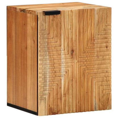 vidaXL Bathroom Hanging Cabinet Brown 38 x 33 x 48 cm Solid Mango Wood 2