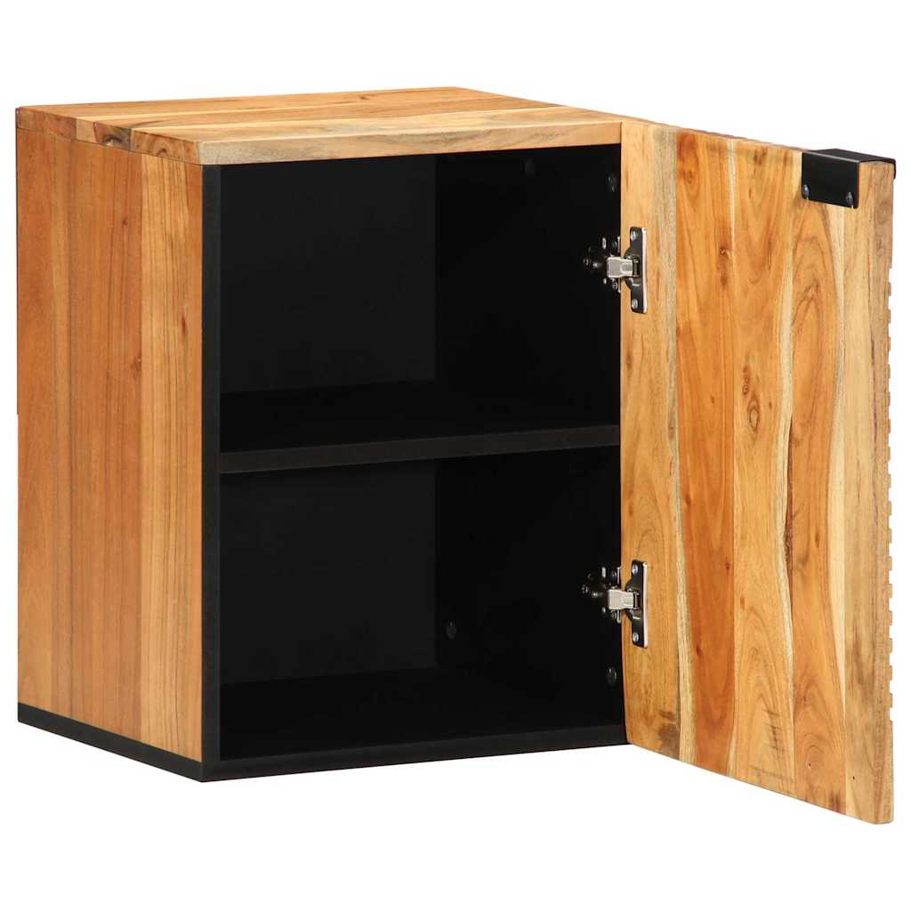 vidaXL Bathroom Hanging Cabinet Brown 38 x 33 x 48 cm Solid Mango Wood 1