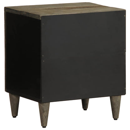 vidaXL Bedside Cabinets 2 pcs Light Grey 40x33x46 cm Solid Wood Mango 6