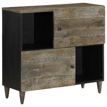 vidaXL Sideboard 80x33x75 cm Solid Wood Mango 1