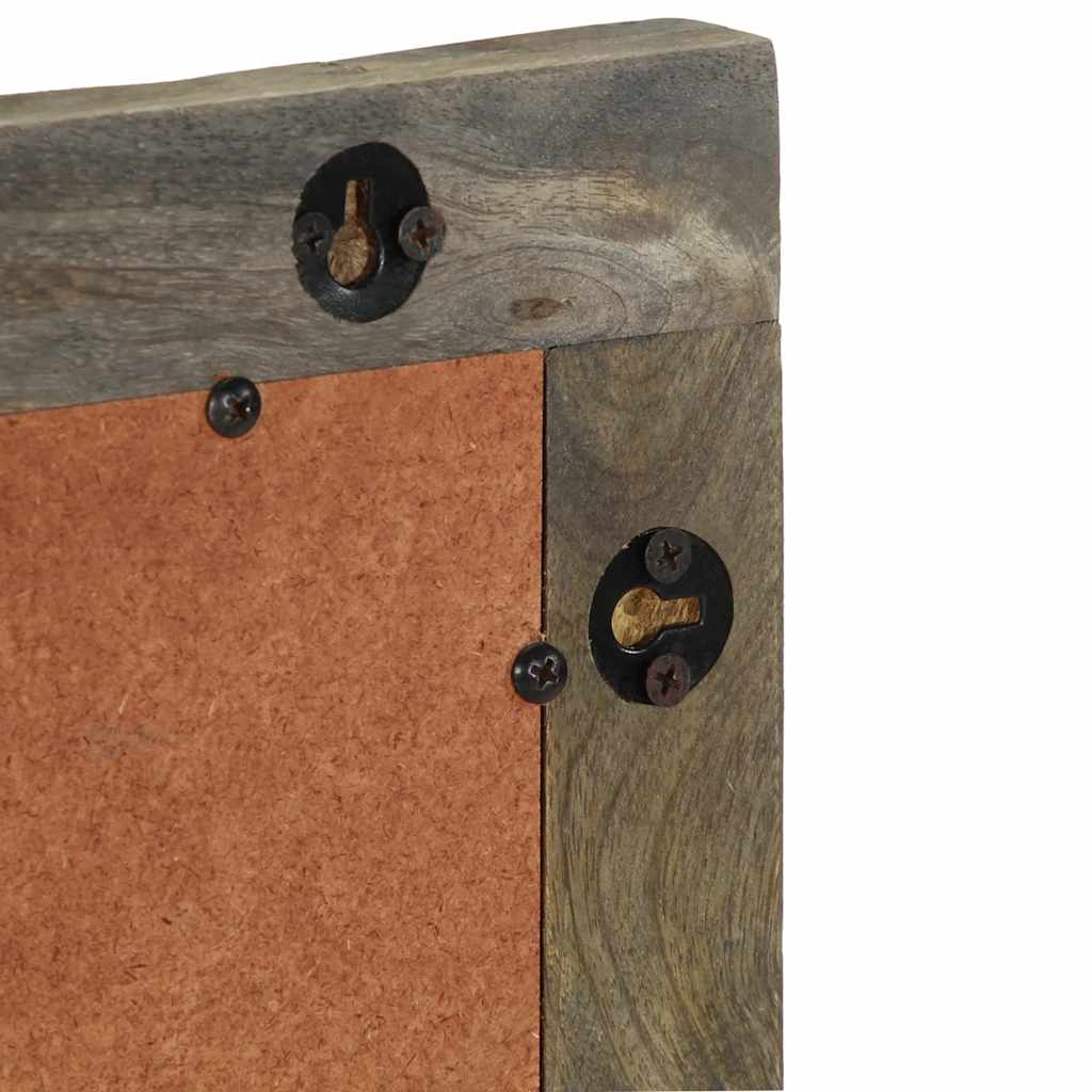 vidaXL Bathroom Mirror 50x2.5x70 cm Solid Wood Mango 6