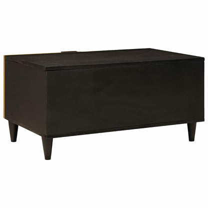 vidaXL Coffee Table Black and Gold 80 x 50 x 40 cm Engineered Wood 5