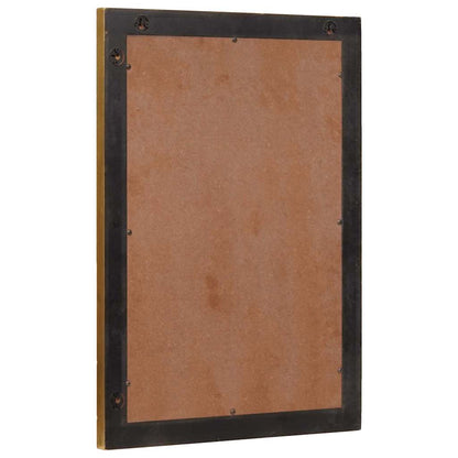 vidaXL Bathroom Mirror Wall-mounted with Mirror Gold 50 x 2.5 x 70 cm 3