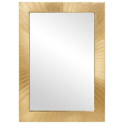 vidaXL Bathroom Mirror Wall-mounted with Mirror Gold 50 x 2.5 x 70 cm 2