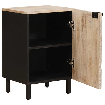 vidaXL Bathroom Cabinet White 38 x 33 x 58 cm Solid Mango Wood 2