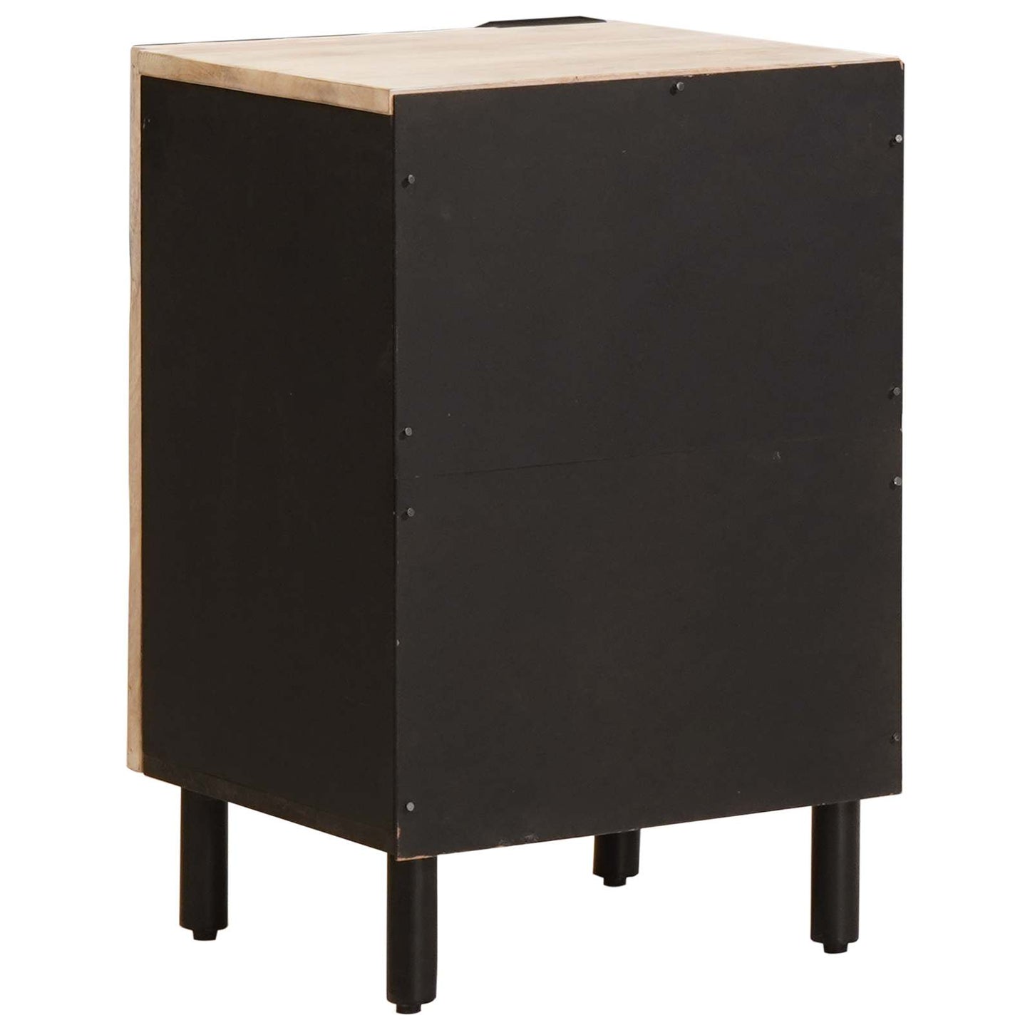 vidaXL Bathroom Cabinet White 38 x 33 x 58 cm Solid Mango Wood 5