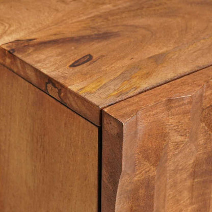 vidaXL Bedside Cabinet Brown 40 x 33 x 46 cm Solid Mango Wood 6