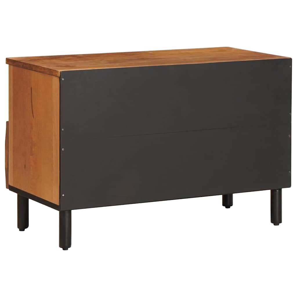 vidaXL TV Cabinet Acacia Brown Finish 70 x 33 x 46 cm Solid Mango Wood 5