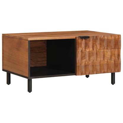 vidaXL Coffee Table Brown 80 x 50 x 40 cm Solid Mango Wood 1