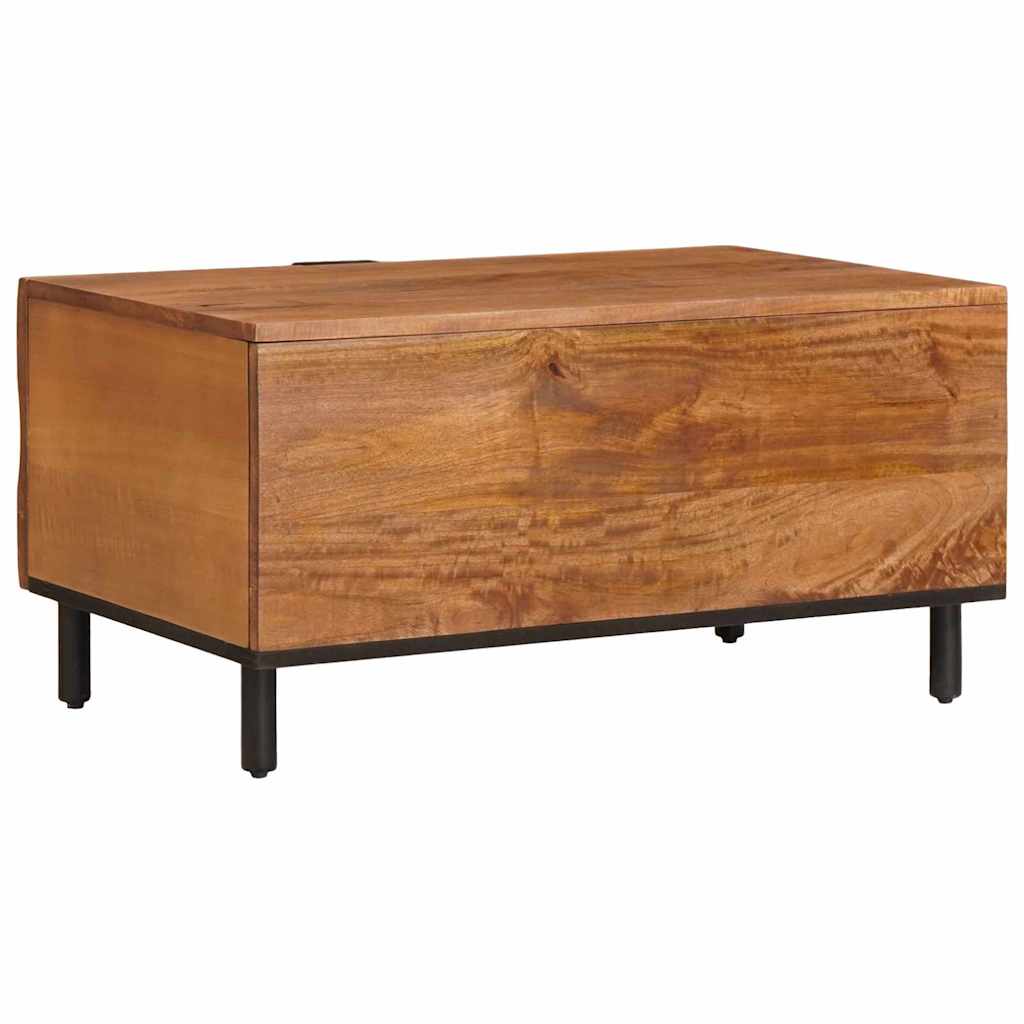 vidaXL Coffee Table Brown 80 x 50 x 40 cm Solid Mango Wood 5
