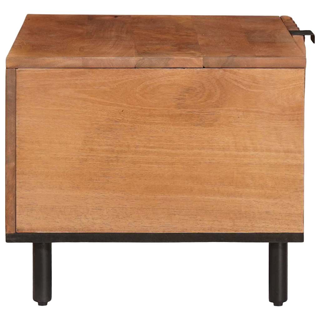 vidaXL Coffee Table Brown 80 x 50 x 40 cm Solid Mango Wood 4