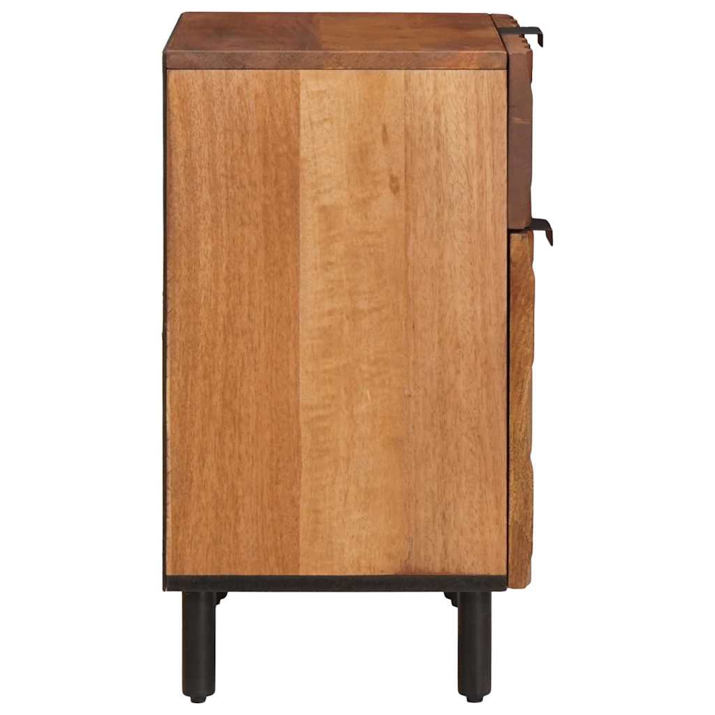vidaXL Bedside Cabinet Brown 50 x 33 x 60 cm Solid Mango Wood 4