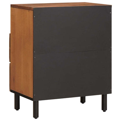 vidaXL Bedside Cabinet Brown 50 x 33 x 62 cm Solid Mango Wood 5