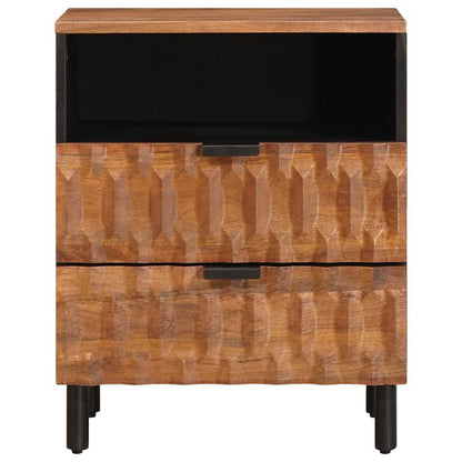 vidaXL Bedside Cabinet Brown 50 x 33 x 62 cm Solid Mango Wood 3
