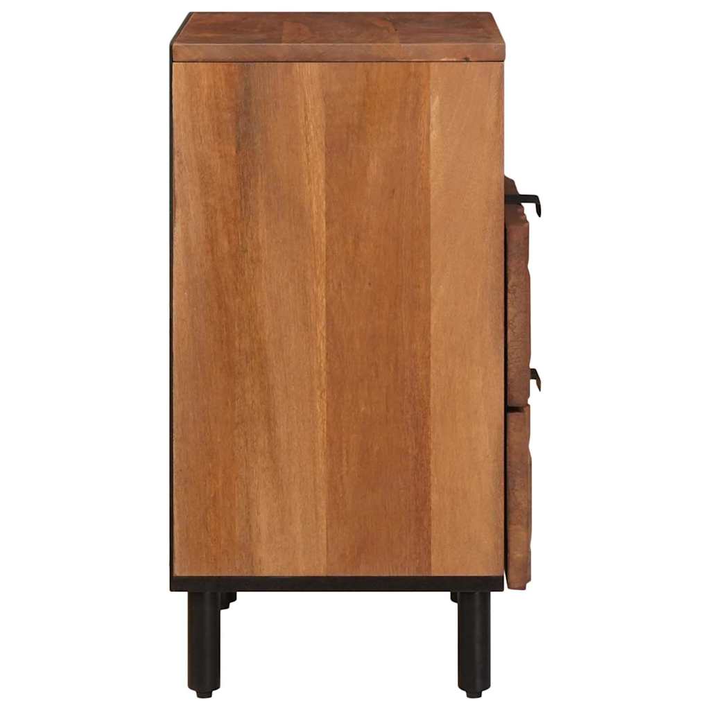 vidaXL Bedside Cabinet Brown 50 x 33 x 62 cm Solid Mango Wood 4