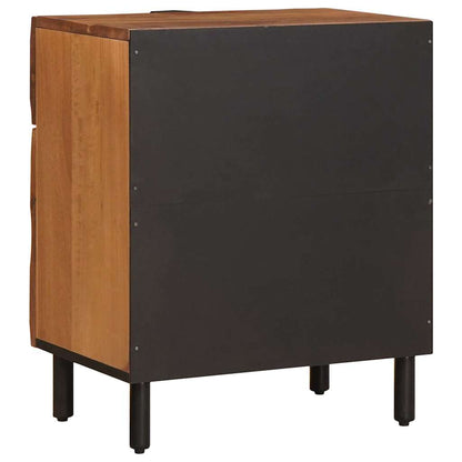vidaXL Bedside Cabinet Brown 50 x 33 x 60 cm Solid Mango Wood 5