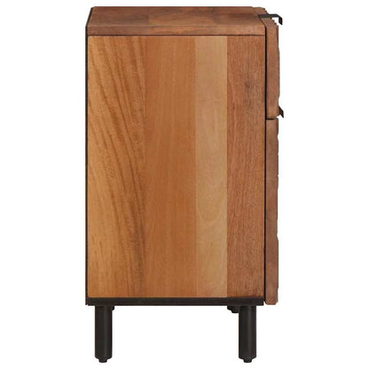 vidaXL Bedside Cabinet Brown 50 x 33 x 60 cm Solid Mango Wood 4