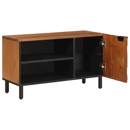 vidaXL TV Cabinet Acacia Brown Finish 80 x 33 x 46 cm Solid Mango Wood 2