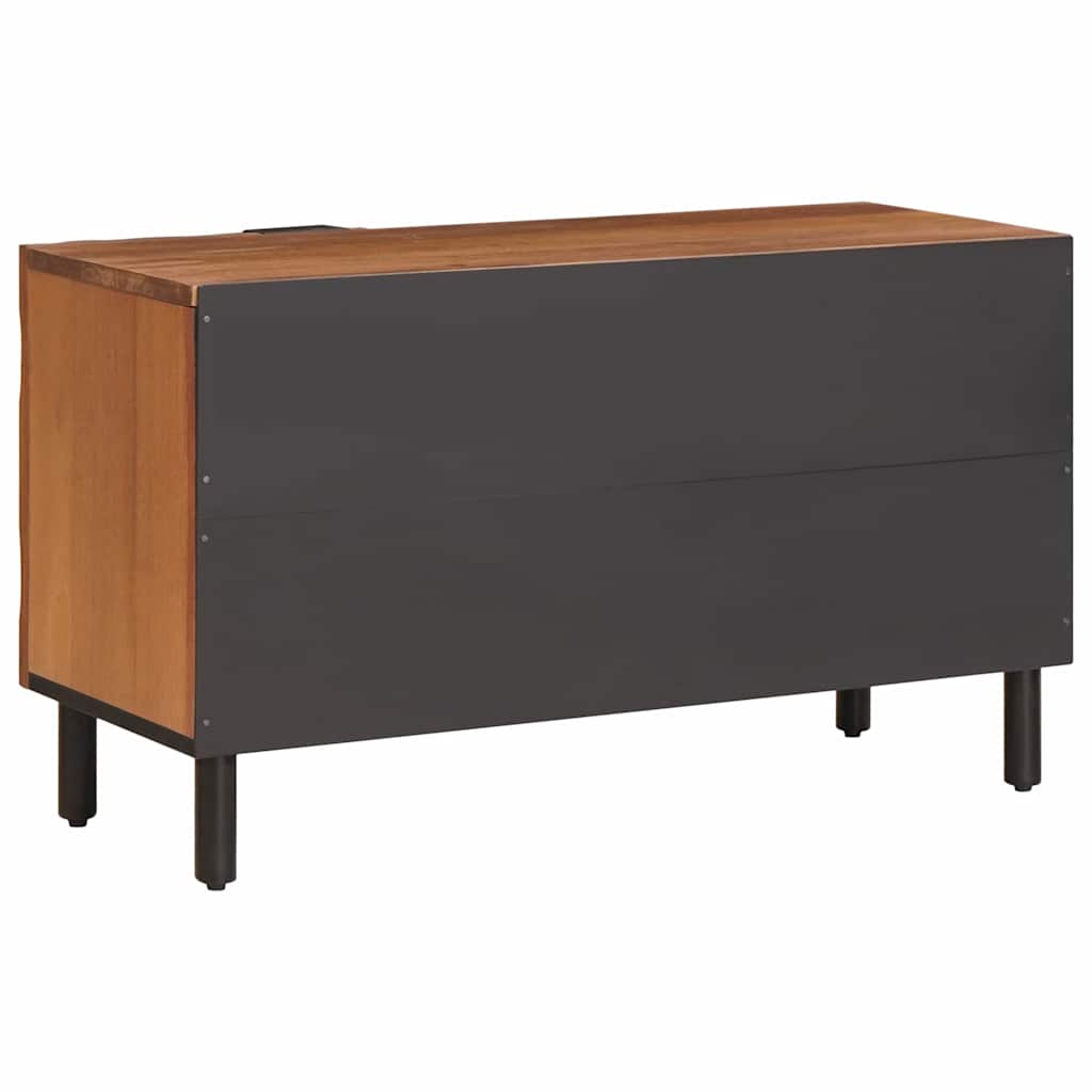vidaXL TV Cabinet Acacia Brown Finish 80 x 33 x 46 cm Solid Mango Wood 5