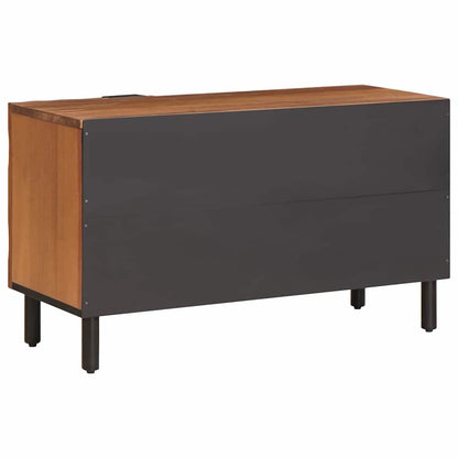 vidaXL TV Cabinet Acacia Brown Finish 80 x 33 x 46 cm Solid Mango Wood 5