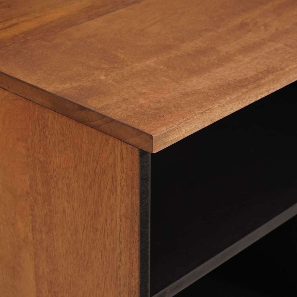 vidaXL TV Cabinet with Drawer Acacia Brown Finish 100 x 33 x 46 cm 6