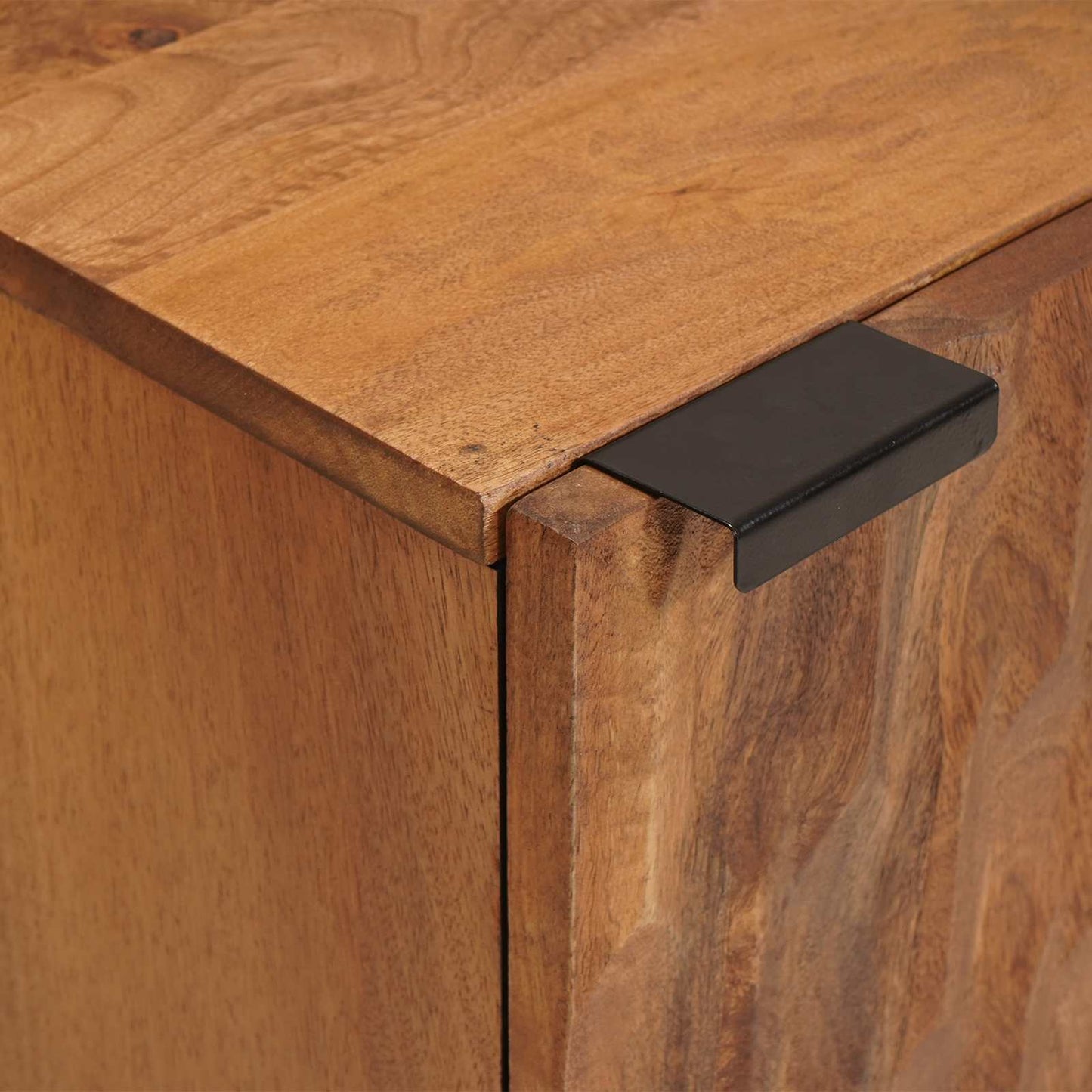 vidaXL Bathroom Hanging Cabinet Brown 38 x 33 x 48 cm Solid Mango Wood 6