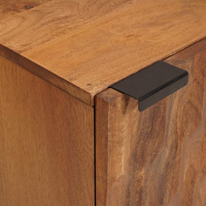 vidaXL Bathroom Hanging Cabinet Brown 38 x 33 x 48 cm Solid Mango Wood 6