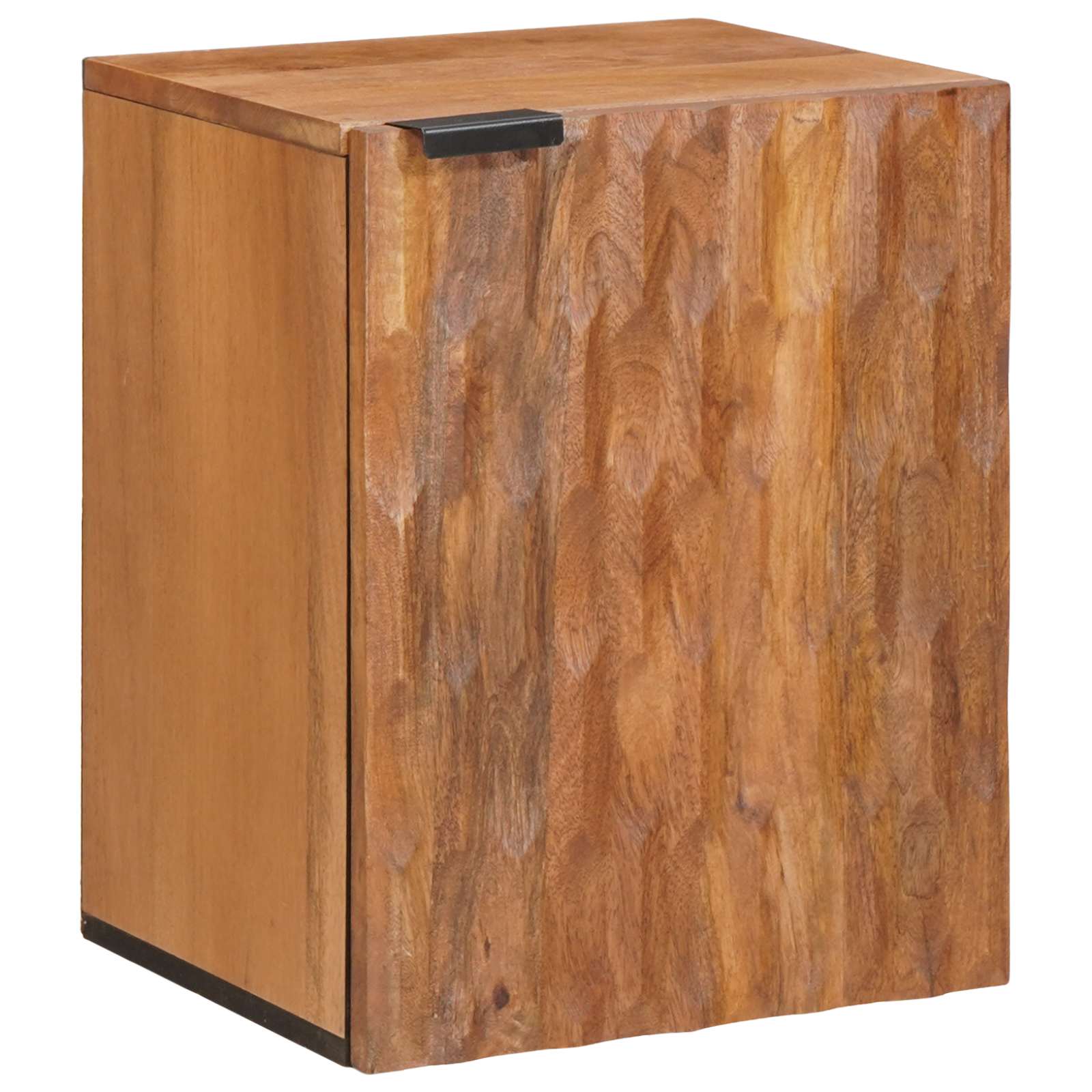 vidaXL Bathroom Hanging Cabinet Brown 38 x 33 x 48 cm Solid Mango Wood 1