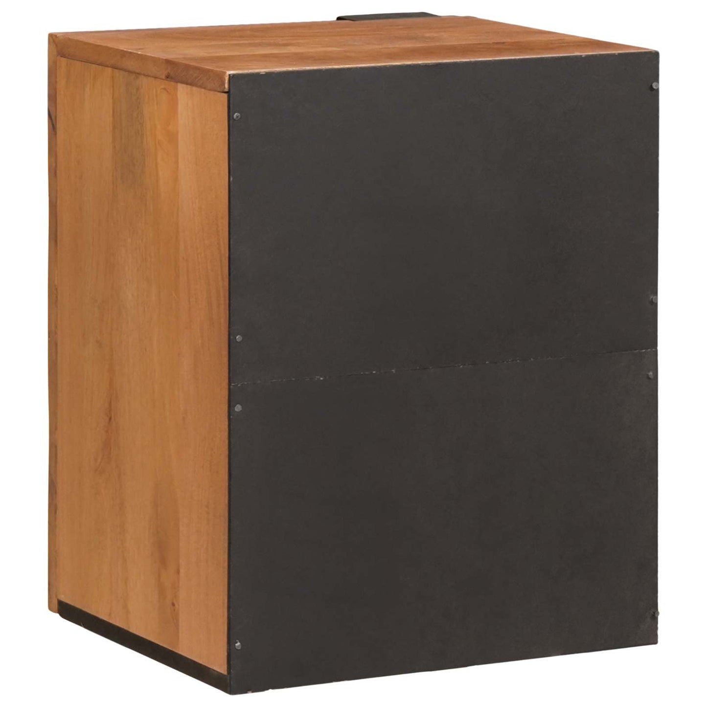 vidaXL Bathroom Hanging Cabinet Brown 38 x 33 x 48 cm Solid Mango Wood 5