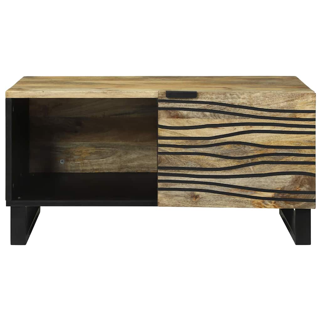 vidaXL Coffee Table Natural 80 x 50 x 40 cm Engineered Wood 3